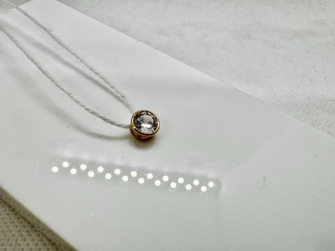 ПОДКМ375 ПОДВЕСКА С КАМНЕМ (Au 375)