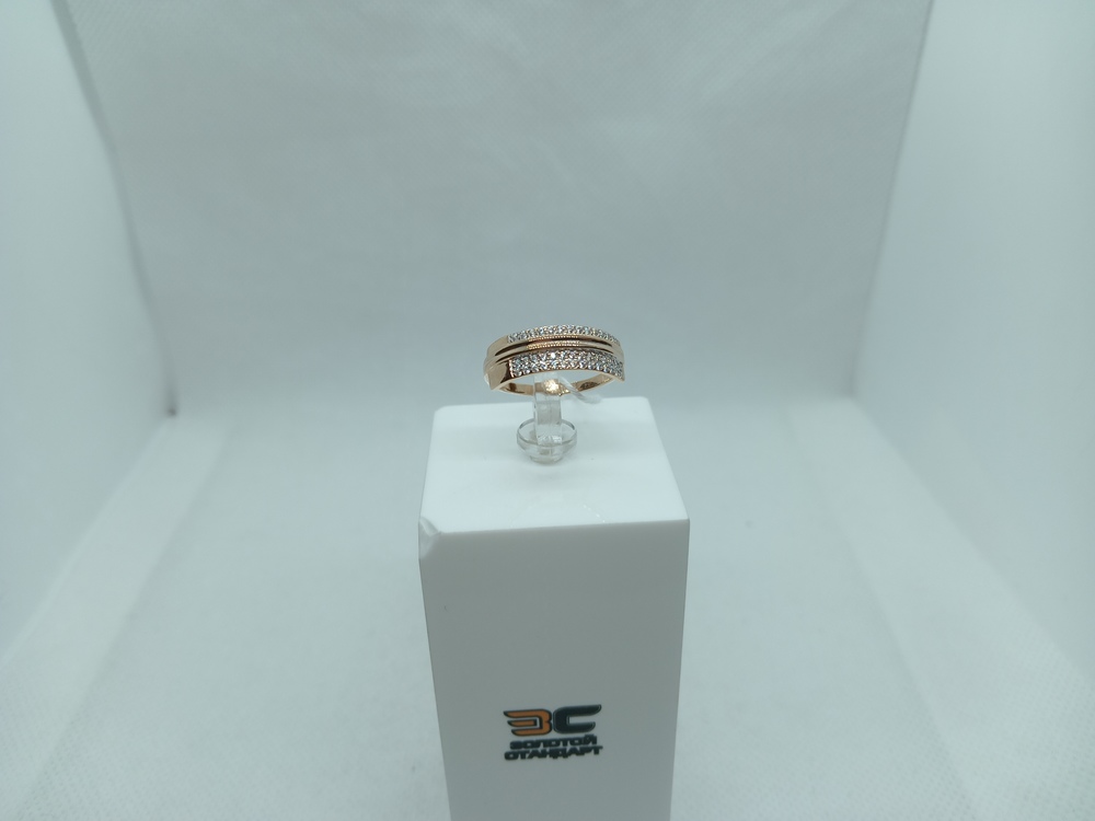 КОЛКМИ585 КОЛЬЦО С КАМНЯМИ (Au 585)