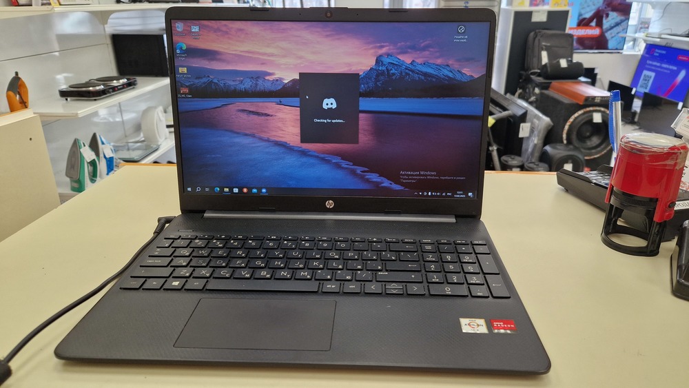 Ноутбук HP 15s-eq1258wer; Gold 3150, HD Graphics, 8 Гб, Нет, 240 Гб