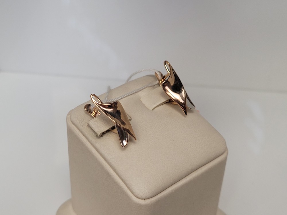 СЕРЬГИ БЕЗ КАМНЯ (Au 585)