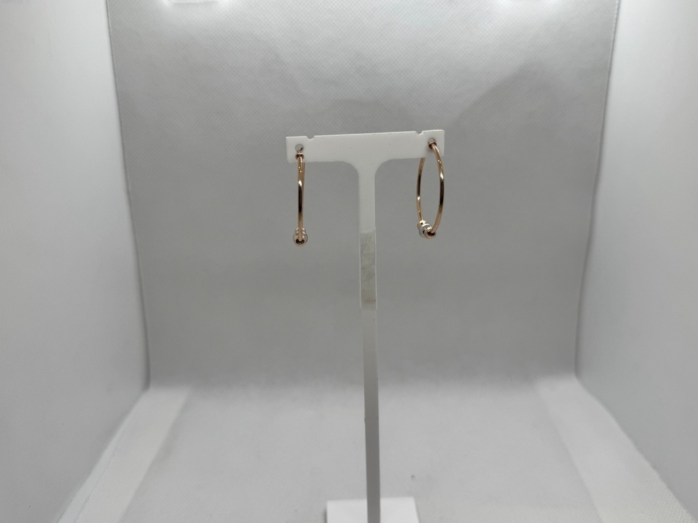 СЕРЬГИ КОНГО без камня (Au 585)