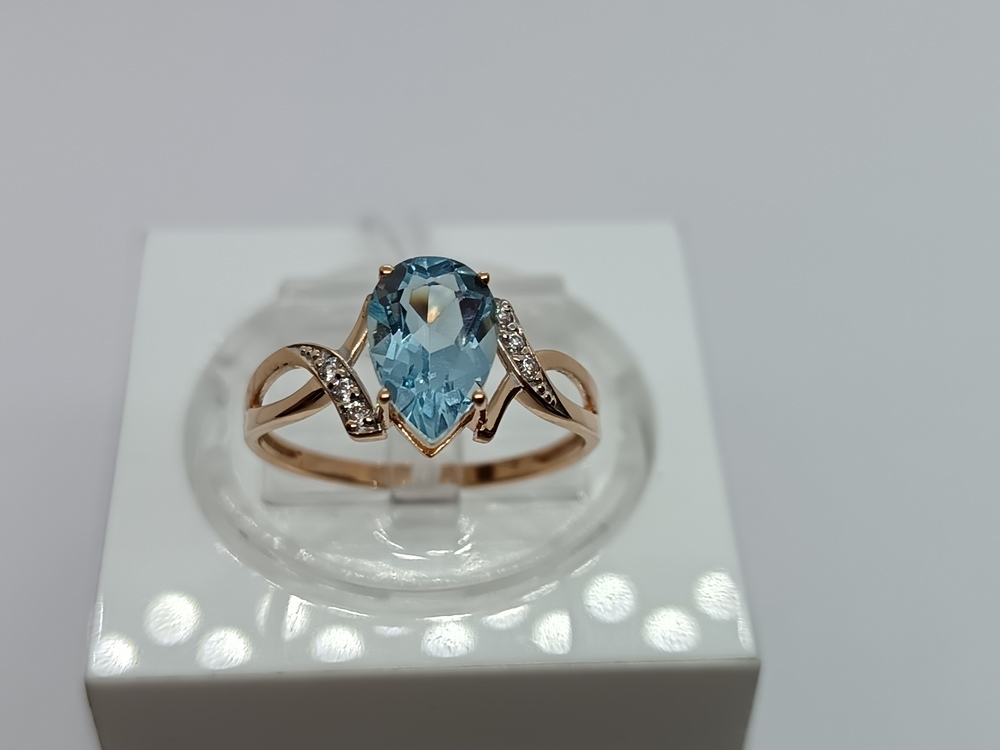 КОЛКМИ585 КОЛЬЦО С КАМНЯМИ (Au 585)