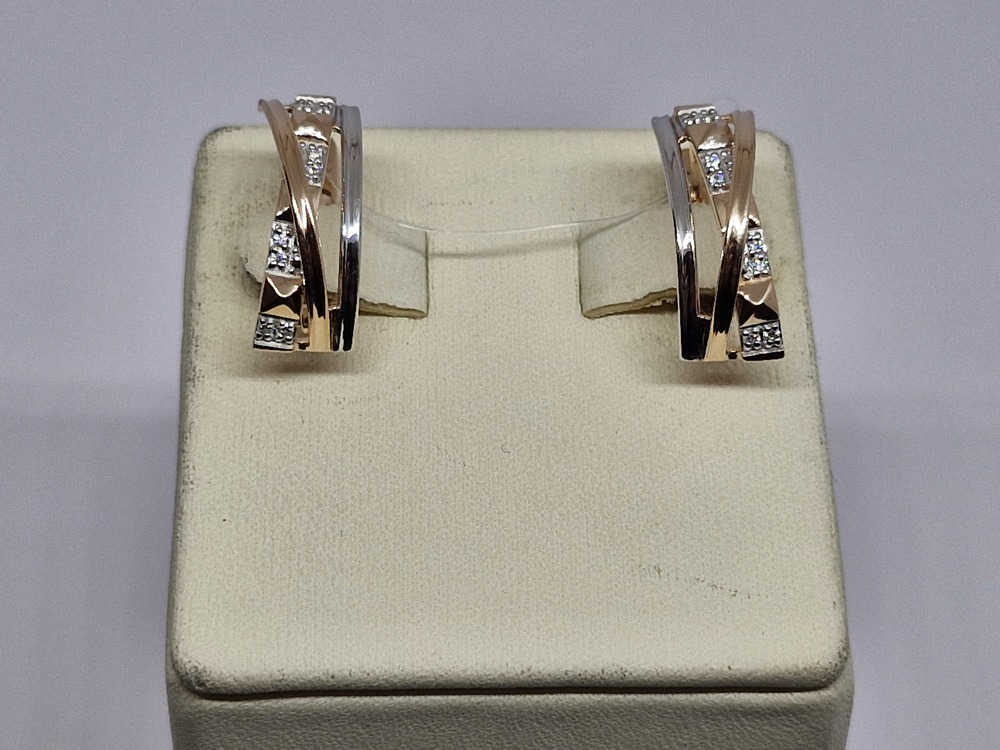 СЕРЬГИ С КАМНЯМИ (Au 585)