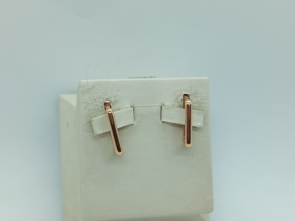 СЕРЬГИ БЕЗ КАМНЯ (Au 585)