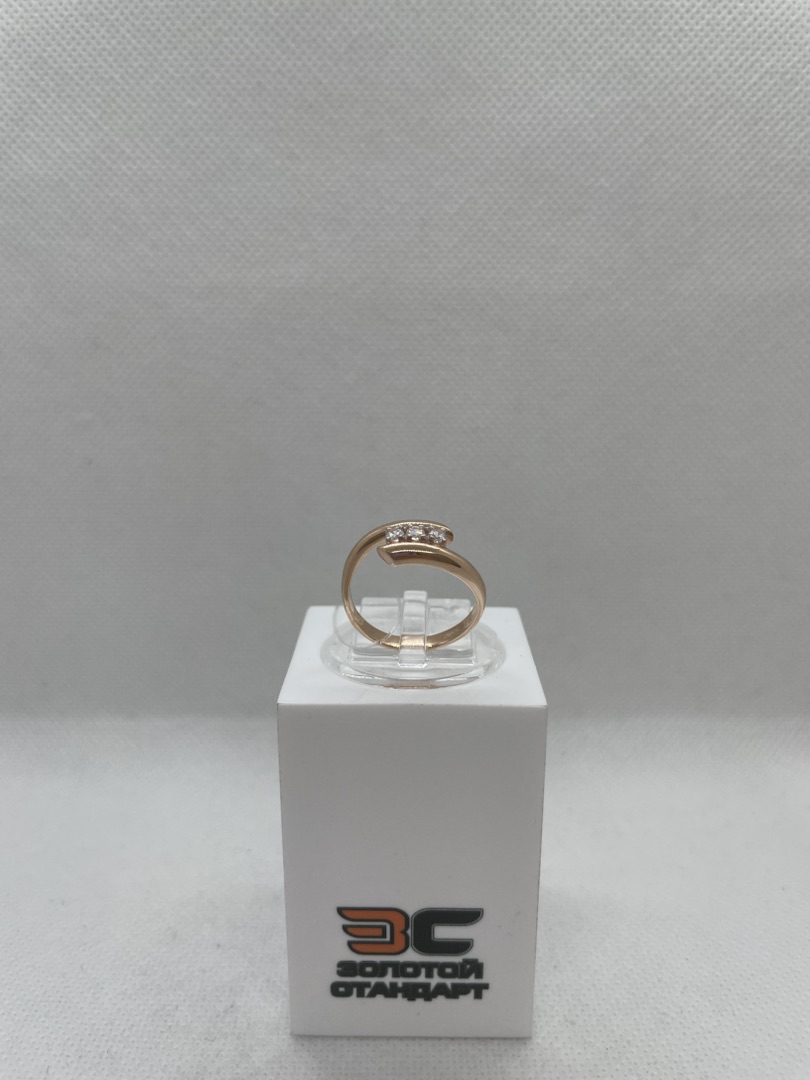 КОЛЬЦО С КАМНЯМИ (Au 585)