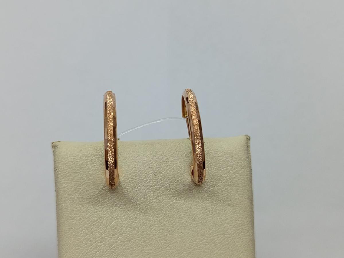 СЕРЬГИ КОНГО без камня (Au 585)