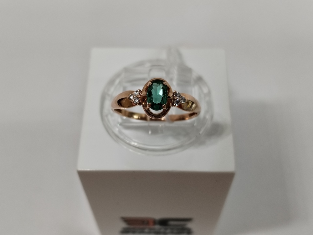 КОЛКМИ375 КОЛЬЦО С КАМНЯМИ (Au 375)