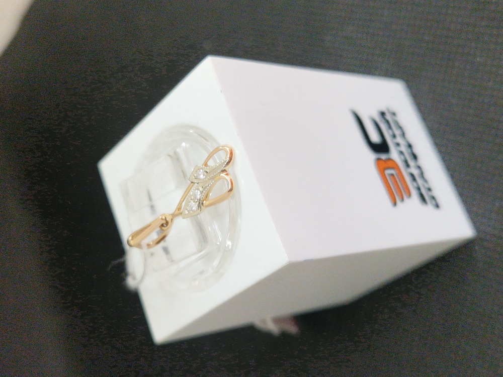 ПОДКМИ585 ПОДВЕСКА С КАМНЯМИ (Au 585)