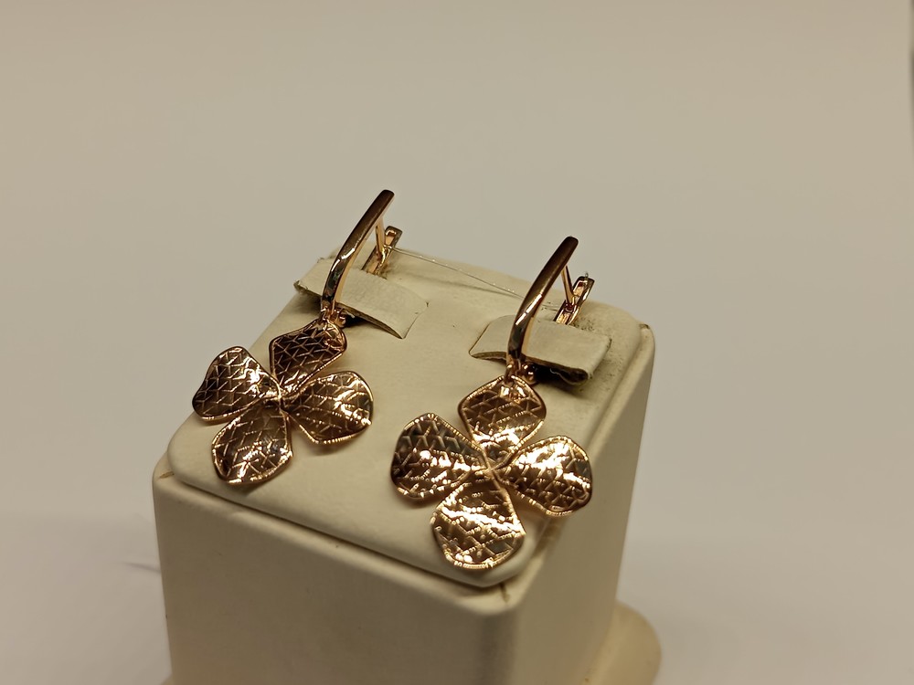 СЕРЬГИ БЕЗ КАМНЯ (Au 585)