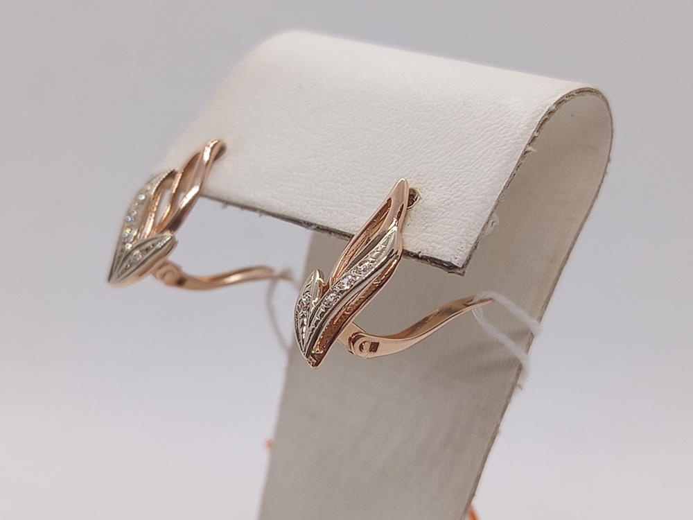 СЕРЬГИ С КАМНЯМИ (Au 585)