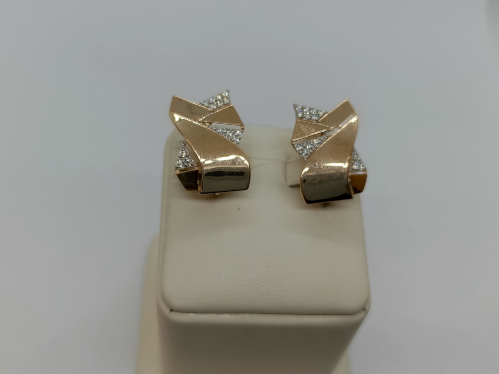 СЕРЬГИ С КАМНЯМИ (Au 585)