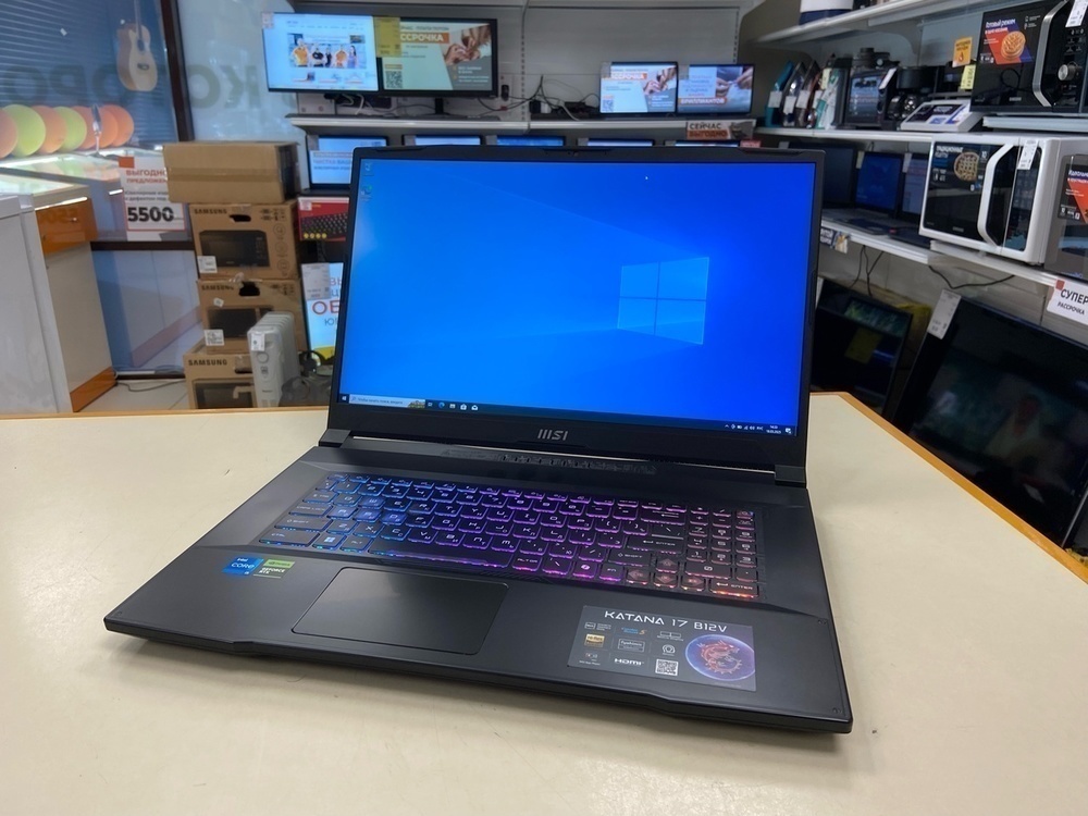 Ноутбук MSI; Core I5-12450H, Geforce RTX 4050, 16 Гб, 512 GB, Нет