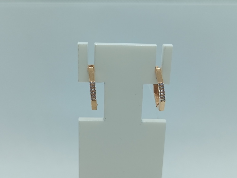 СЕРЬГИ С КАМНЯМИ (Au 585)