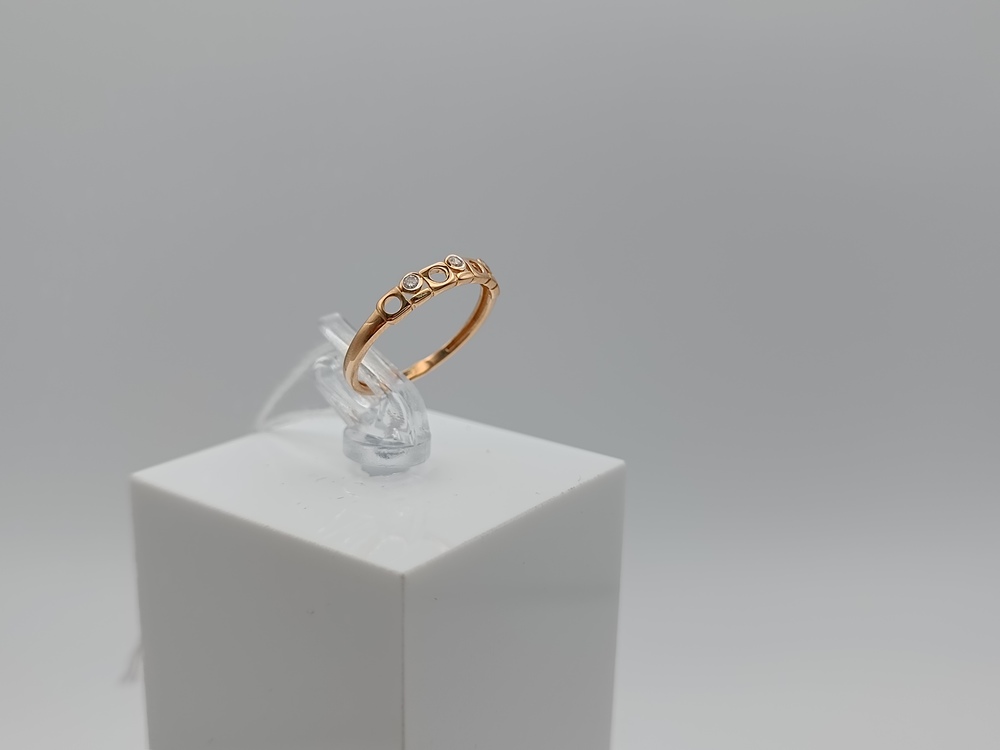 КОЛКМИ585 КОЛЬЦО С КАМНЯМИ (Au 585)