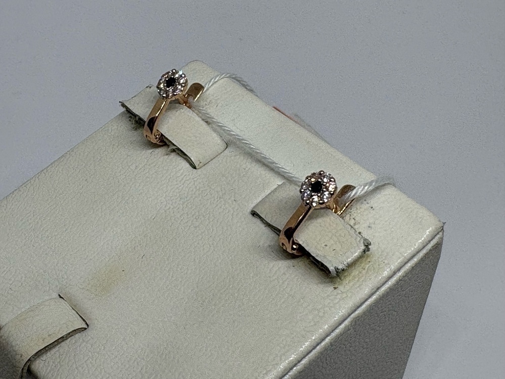 СЕРЬГИ С КАМНЯМИ (Au 585)