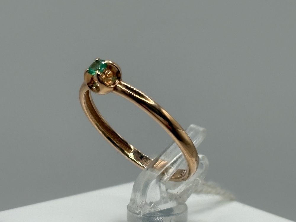 КОЛКМ585 КОЛЬЦО С КАМНЕМ (Au 585)