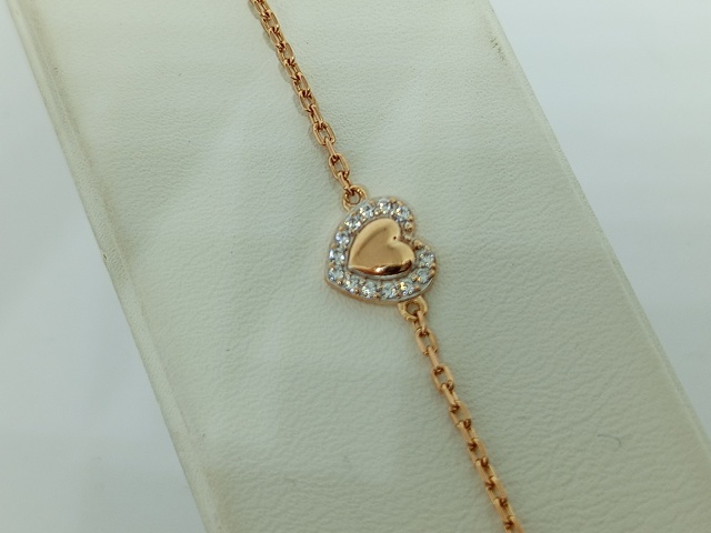 Б585 БРАСЛЕТ С КАМНЯМИ (Au 585)