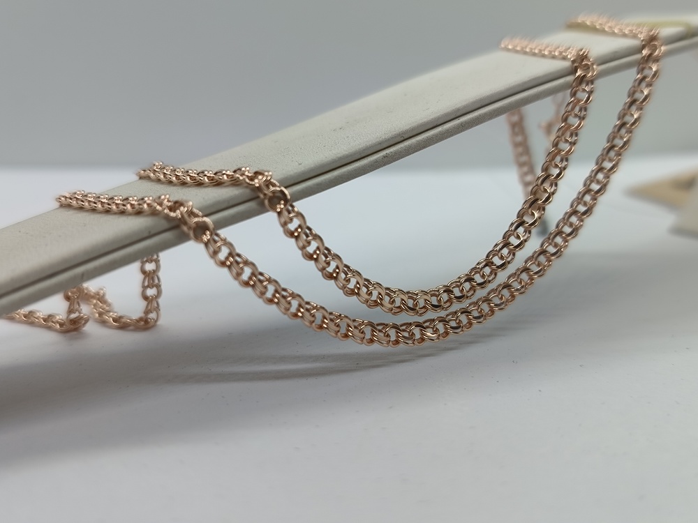 ЦЕПЬ ПУСТОТЕЛАЯ Бисмарк (Au 585)