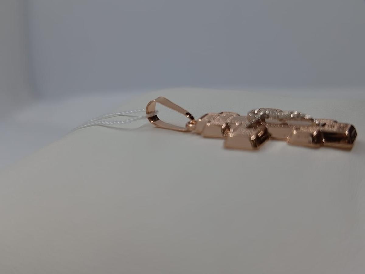 ПОДВЕСКА КРЕСТ без камня (Au 585)