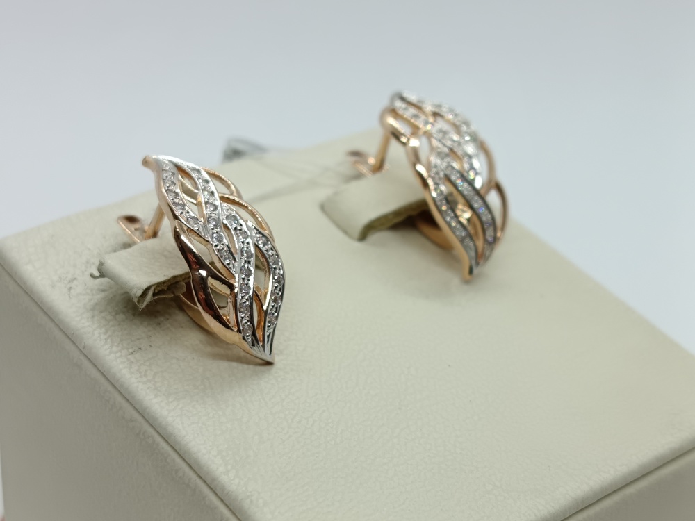 СЕРЬГИ С КАМНЯМИ (Au 585)