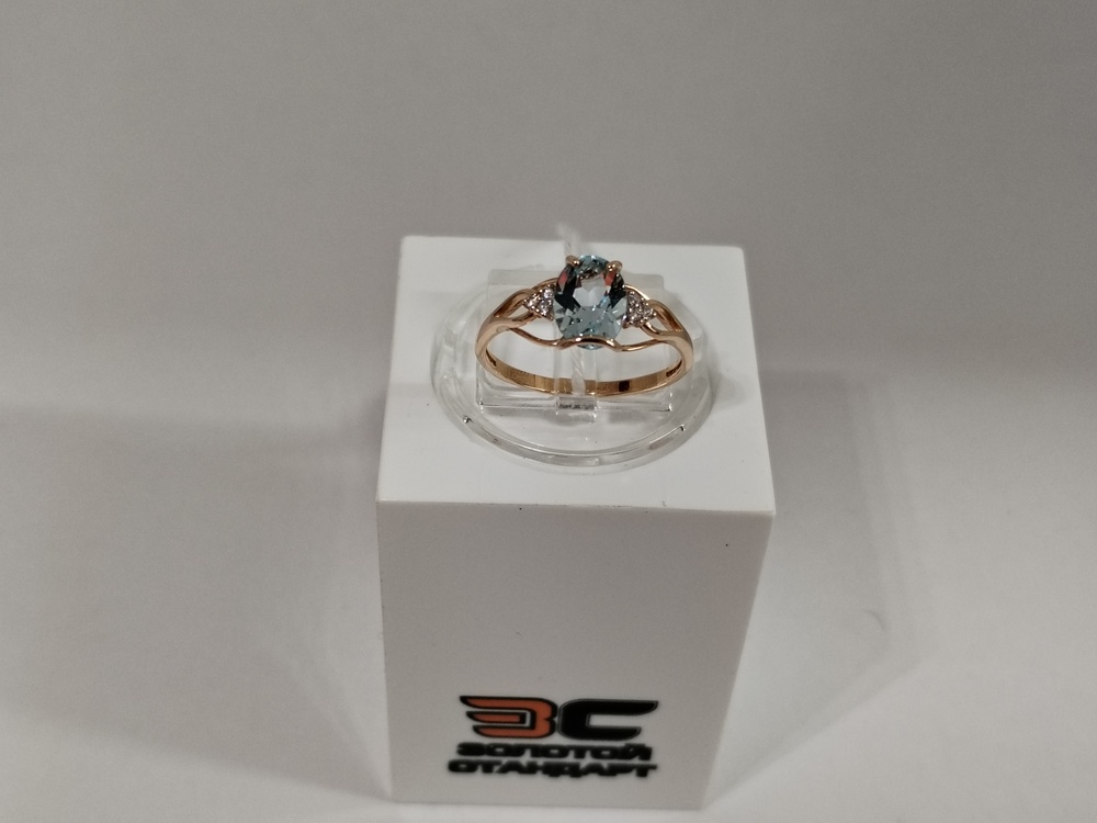 КОЛКМИ585 КОЛЬЦО С КАМНЯМИ (Au 585)