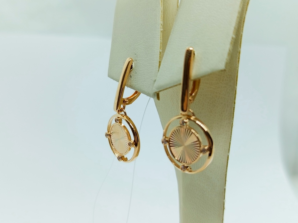 СЕРЬГИ С КАМНЯМИ (Au 585)