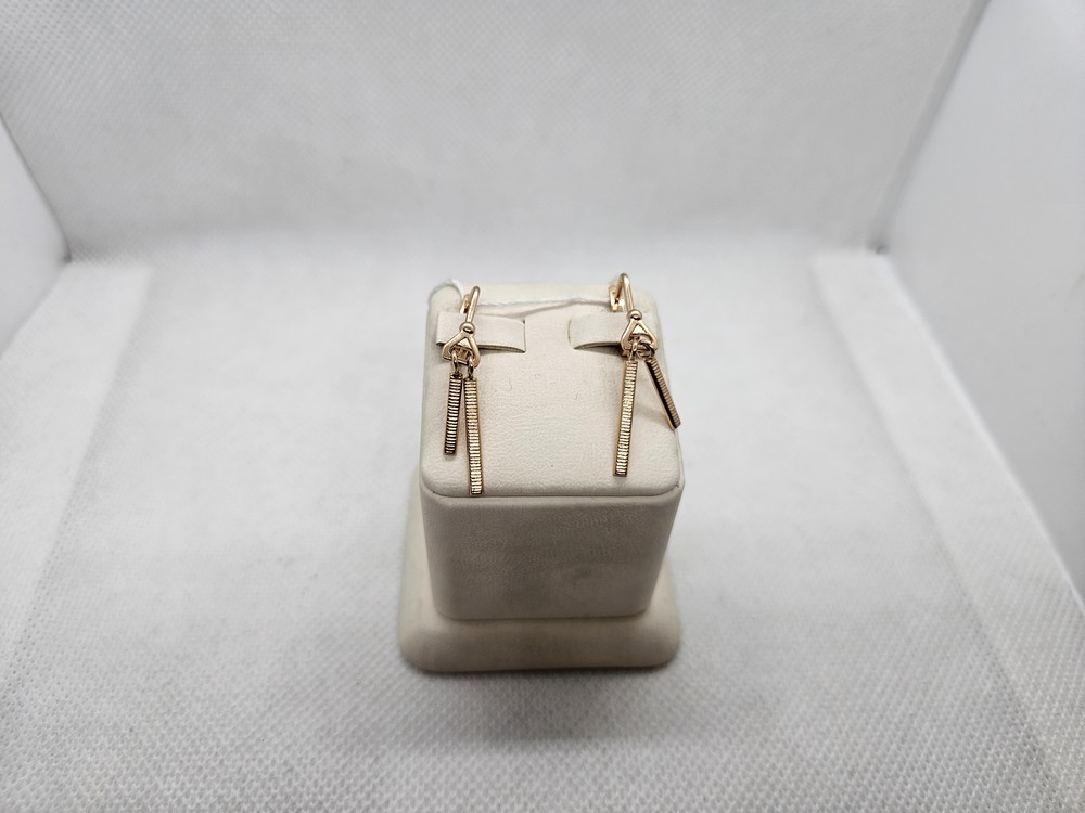 СБКМ585 СЕРЬГИ БЕЗ КАМНЯ (Au 585)