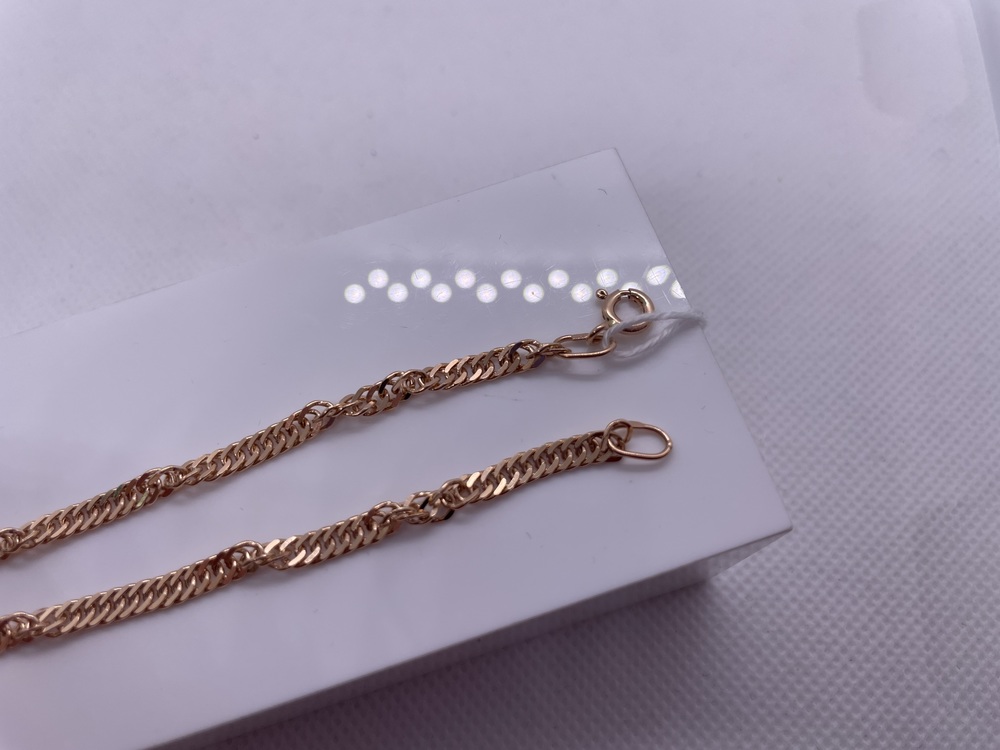 БРАСЛЕТ ПОЛНОВЕСНЫЙ Сингапур Au 585