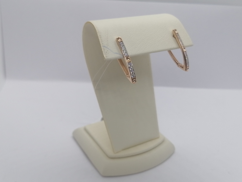 СЕРЬГИ С КАМНЯМИ (Au 585)