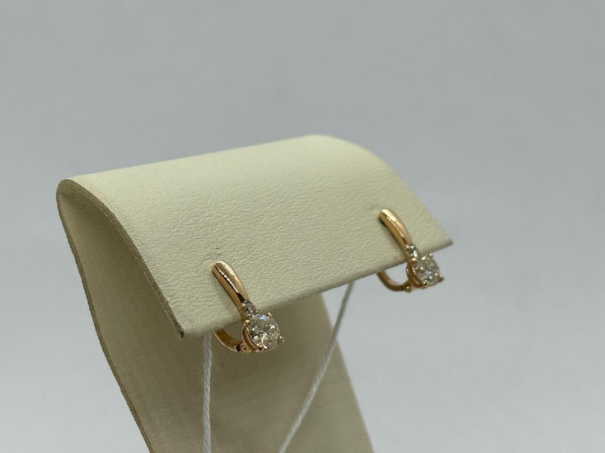 СЕРЬГИ БРИЛЛИАНТ (Au 585)