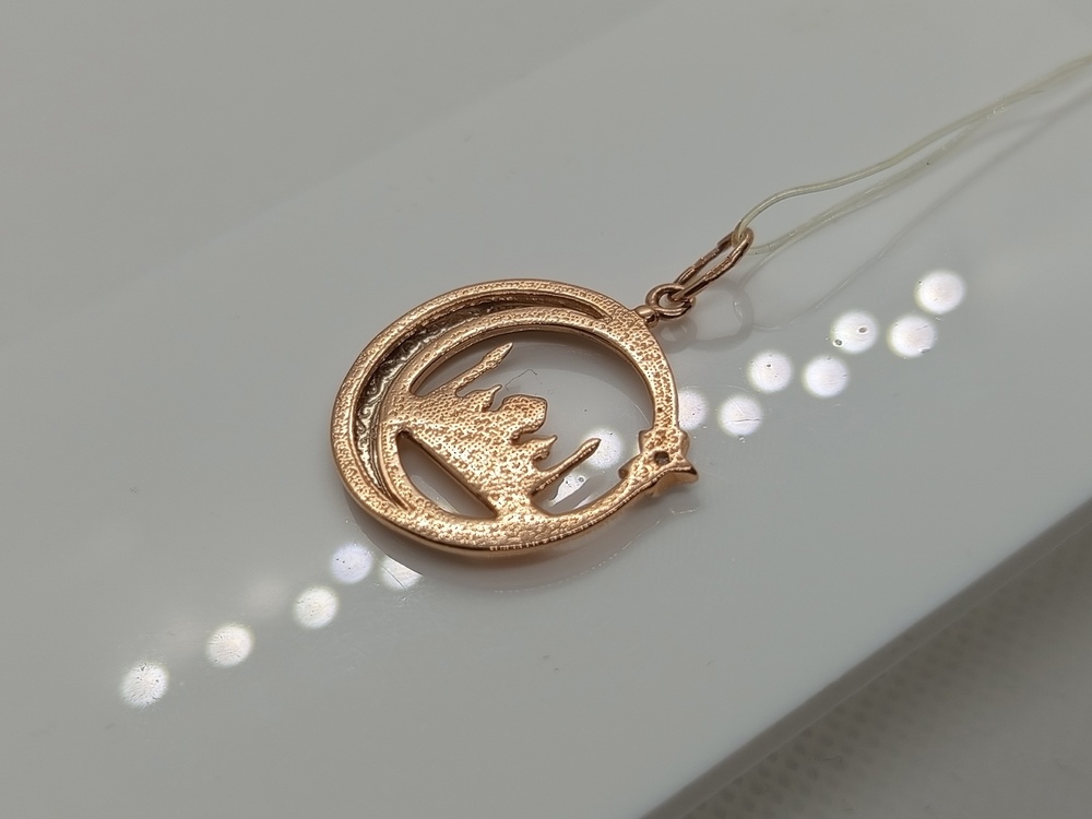 ПОДВЕСКА МЕЧЕТЬ с камнем (Au 585)