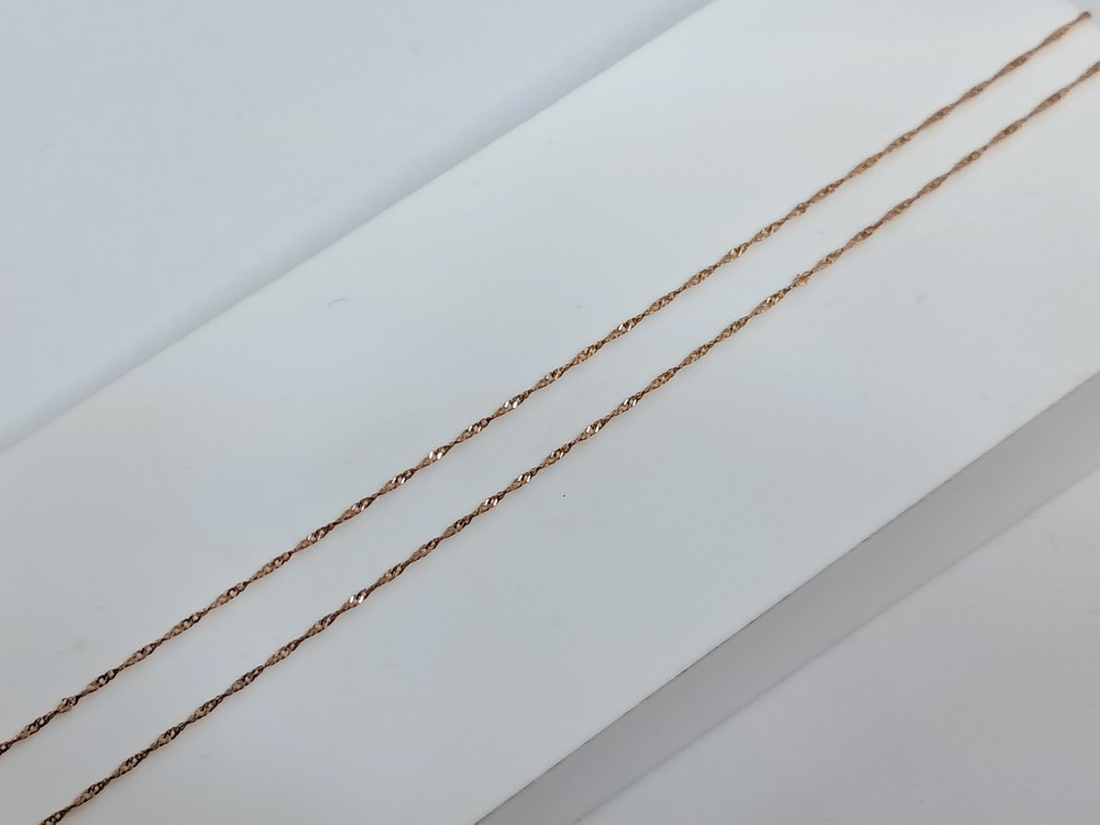 ЦПСИ585 ЦЕПЬ ПУСТОТЕЛАЯ Сингапур (Au 585)