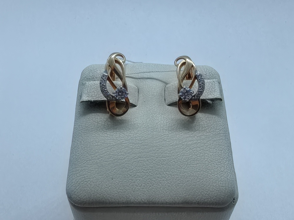 СЕРЬГИ С КАМНЯМИ (Au 585)