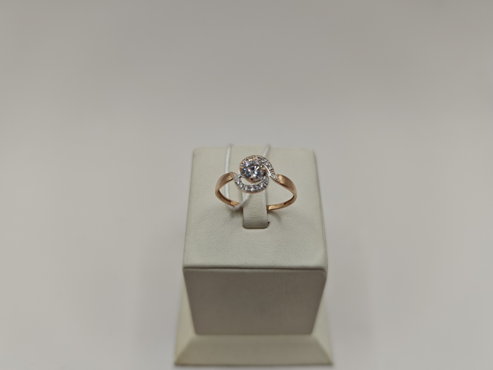 КОЛКМИ585 КОЛЬЦО С КАМНЯМИ (Au 585)