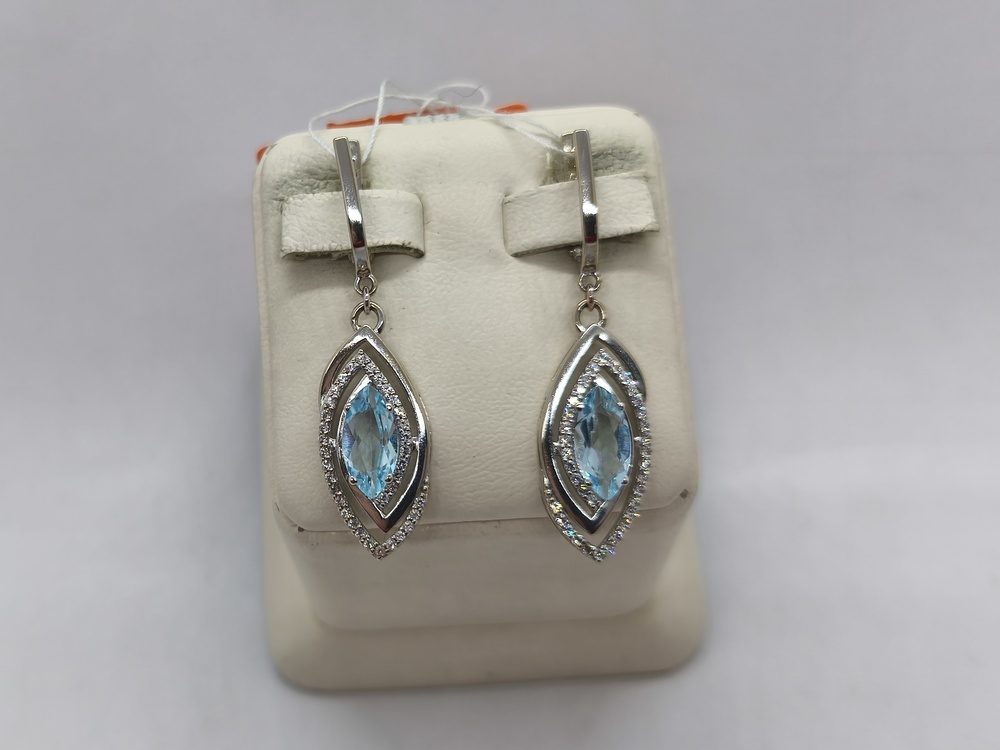 СЕРЬГИ С КАМНЯМИ (Au 585)