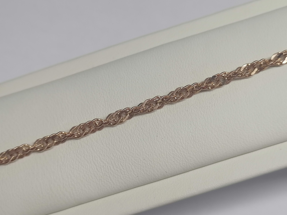 БРАСЛЕТ ПОЛНОВЕСНЫЙ Сингапур Au 585