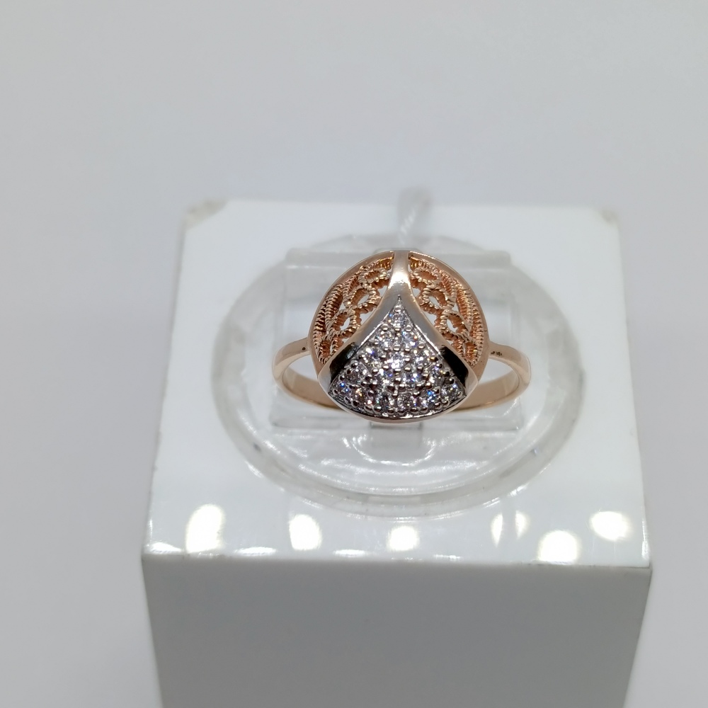 КОЛКМИ585 КОЛЬЦО С КАМНЯМИ (Au 585)