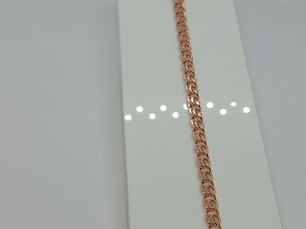 7080270П-17 БРАСЛЕТ ПУСТОТЕЛЫЙ Лав (Au 585)