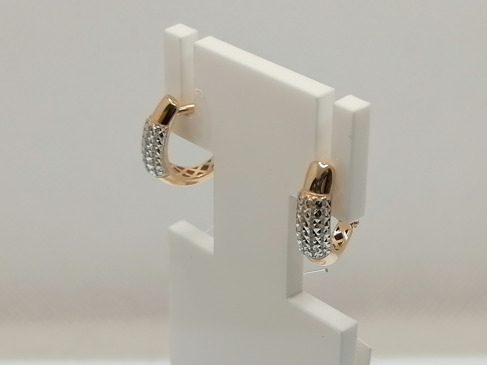 СЕРЬГИ БЕЗ КАМНЯ (Au 585)