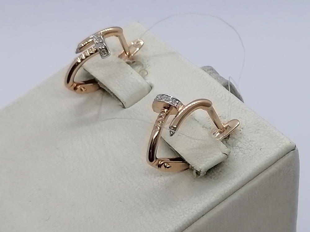 СЕРЬГИ БРИЛЛИАНТ (Au 585)