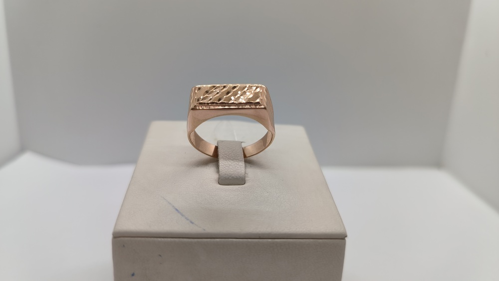 КОЛЬЦО ПЕЧАТКА без камня (Au 585)