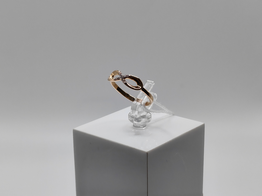 КОЛКМИ585 КОЛЬЦО С КАМНЯМИ (Au 585)