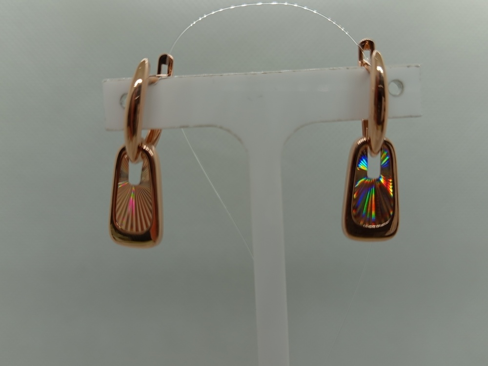 СЕРЬГИ БЕЗ КАМНЯ (Au 585)