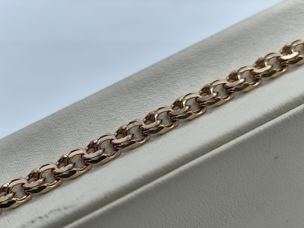 БРАСЛЕТ ПОЛНОВЕСНЫЙ Бисмарк (Au 585)