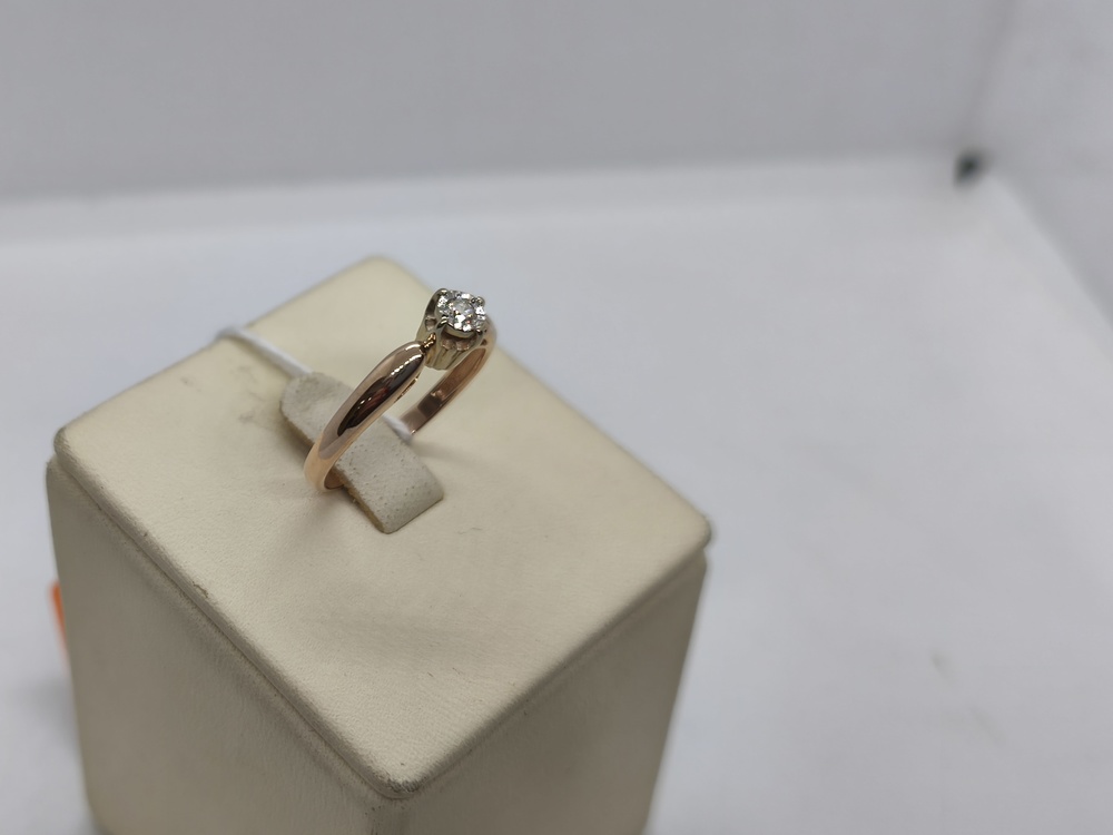 КОЛЬЦО БРИЛЛИАНТ Au 585