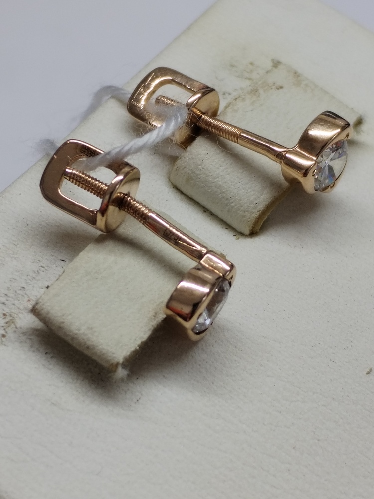 СЕРЬГИ ПУСЕТЫ (Au 375)