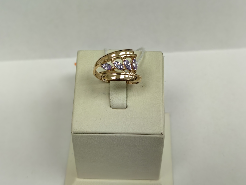 КОЛКМИ585 КОЛЬЦО С КАМНЯМИ (Au 585)