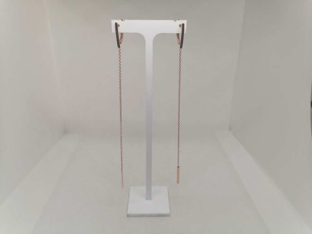 СЕРЬГИ БЕЗ КАМНЯ (Au 585)