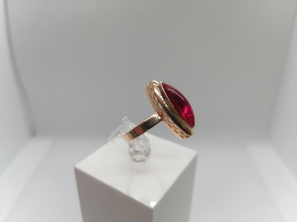 КОЛКМ583 КОЛЬЦО С КАМНЕМ (Au 583)