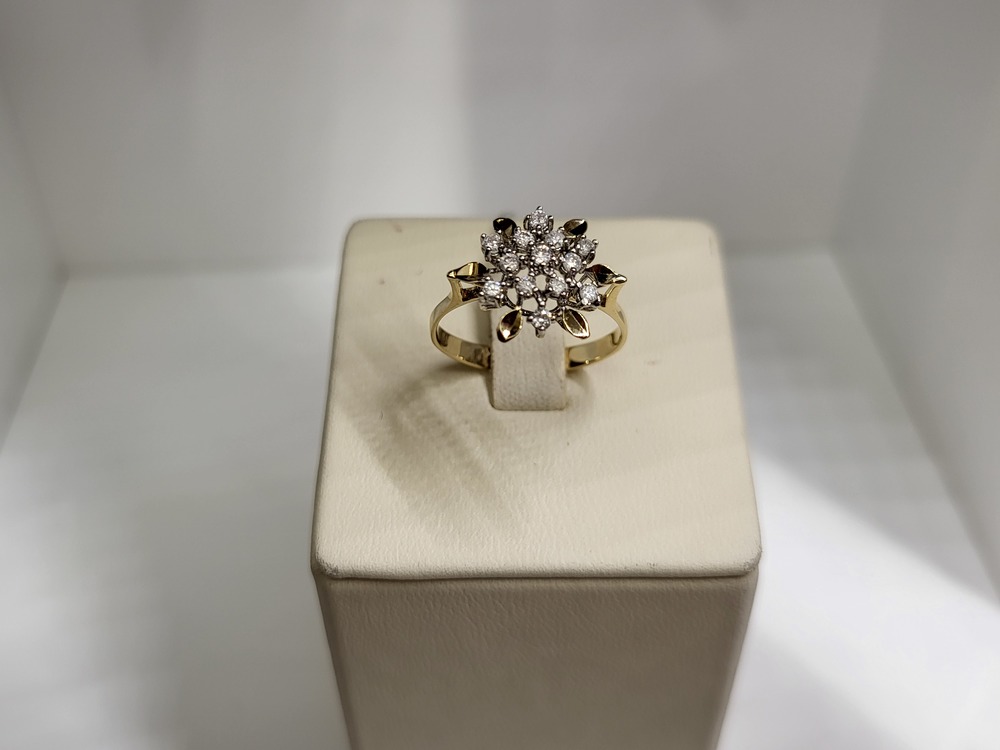 КОЛЬЦО БРИЛЛИАНТ Au 585